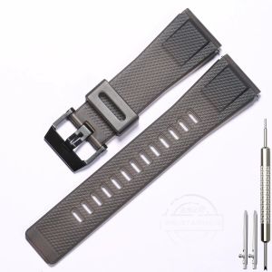 24MM Quick Release Resin Strap Suitable for Casio GA2000 Prg-650 PRW-6600 Mens Waterproof Watchband Wristband Rubber Bracelet