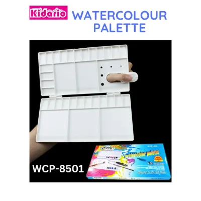 [ WCP-8501 ] KIDARIO Watercolor Palette 28 + 5wells 調色盘 水彩盘 Watercolor Palette Painting Mixing Palette