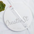 Joyko Penggaris Akrilik RL-302 15 cm Acrylic Ruler Black White. 