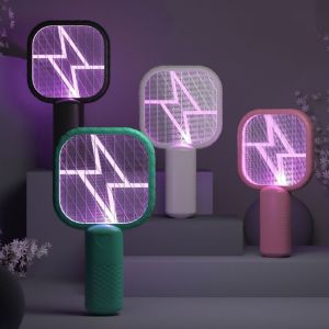 NOBLE YOU USB Mosquito Swatter Trap UV Light Mosquito Killer Lamp Durable Mini Insect Racket for Outdoor