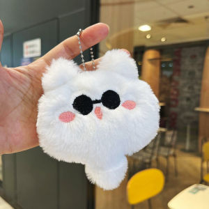 Anime Hot Anime Gojo Satoru Cat Plush Cute Embroidery Plush Key Chain Stuffed Animals Doll Pendant Cartoon Toy Gift for Kid