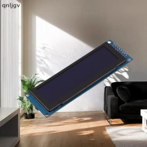 🔥🔥🔥qnljgv 3.12 Inch OLED Display Module SSD1322 256x64 For Arduino STM32 SPI I2C Interface With Pre-soldered Pin Header