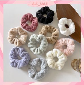 AS~ IR1375 IKAT RAMBUT BAHAN BULU LEMBUT ELASTIS IKAT RAMBUT BULU KOREA IKAT RAMBUT SCRUNCHIE KOREAN STYLE