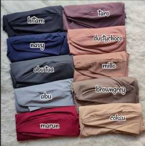 Hijab instan segitiga malaya bahan Jersey / kerudung segitiga jersey premium instan malaya / jilbab jersey segitiga
