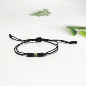 Vòng Tay Lắc Tay Charm Bi Vàng Khía 4Ly - MS059