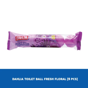 DAHLIA Toilet Ball Double Action Isi 5 | Kamper Toilet Anti Serangga dan Hilangkan Bau