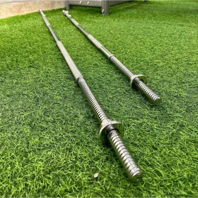 Thanh đòn tạ thép mạ inox 1.5m 1.8m + 2 chốt khóa - Onesport