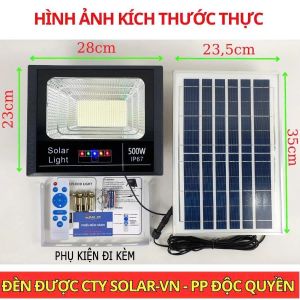 ĐÈN NĂNG LƯỢNG MẶT TRỜI 500W CHUẨN - SIÊU BỀN –SIÊU SÁNG – PIN MONO SÁNG 10-12H - KHÁNG NƯỚC TUYỆT ĐỐI ...