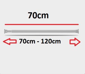 Telescopic Curtain Rod/Adjustable Curtain Rod/