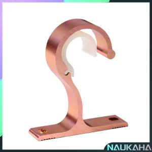 Nau.K Durable Window Curtain Drapery Rod Holders Bracket DIY Rome Pole Curtain Brackets