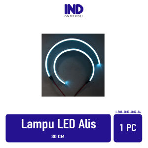 Lampu LED Variasi Alis DRL Elastis-Flexible Waterproof Tahan Air 15 30 Cm Mode Diam Putih Hijau Ice Blue Biru Merah Ungu Pink Orange Kuning