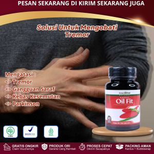Kapsul Oil Fit - Obat Tremor Jari Tangan Kaku Penyakit Degeneratif Tringger Fringer Esensial