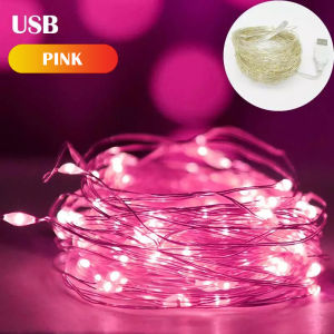 10 Metesr usb led light strip Decoration fairy lights for Christmas holiday party home room decoration light 10/5/3/2/1meter 100/50/30/20/10 led beads with USB plug