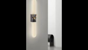 Modern Luxur Long Strip  LED Wall Lamp with Golden Deer Head Decor for Bedroom Bedside  Home