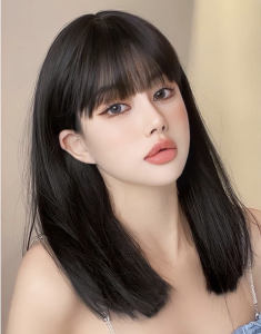 [TẶNG LƯỚI] Tóc giả nữ nguyên đầu cúp lửng 40cm - TG34