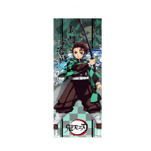 Demon Slayer Poster Cartoon Kamado Tanjirou Scroll Canvas Anime Wall Art Poster Decoration