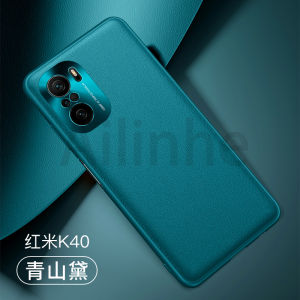 For Xiaomi POCO F3 Phone Case Luxury PU Leather Metal Circle Camera Protection Shockproof Bumper Phone Cover