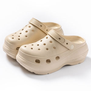 [Free Shipping] WomenS Summer Outdoor Beach Sandals With Thick Soles High Heels Lightweight Closed-Toe Design Suitable For Couples