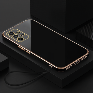 Case Plating Samsung A32 5G Soft Case Lanyard Terbaru Premium Casing