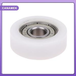 【CANAMEK】 1PC 8x30x10mm Injection Molded Nylon Coated Bearing Wheel Bearing 608 Roller Wheel Track Rail Pulley Door Window Track Pulley