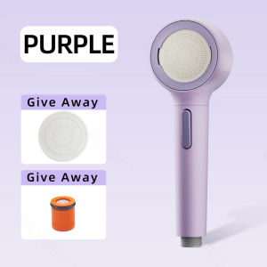 Bathroom Handheld Adjustable Filtered High Pressure Shower Head Water Saving Removable Compact Portable Shower Head Set