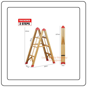 【JJ HOME】Foldable Household Step Ladder Anti-Slip Carbon Steel Space-Saving Ladder