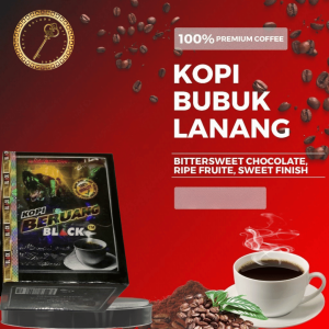 kopi bubuk halus arabica singgel origin cap bruang hitam aroma nikmat lebih nendang