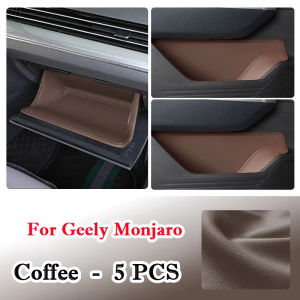 ZZSA ForGeely Binyue 2021-2025 Car Door Side Storage Front Rear Door Handle Armrest Tray Organizer Car Accessories Anti-dust 2Z6B7