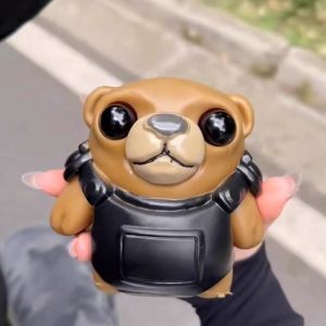 Valorant Game Peripherals Tactical Bear Sensory Toys Fun Novetly Fidget Stress Relief Anxiety Eyeball Bouncing Toy Gifts for Kids