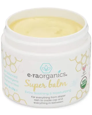 Era Organics Healing Ointment for Babies - USDA Certified Organic Natural Gentle Moisturizer for Sensitive Skin Prone To Baby Eczema Cradle Cap (Infant Seborrheic Dermatitis) Rashes Hives & More
