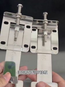 Chịu lực cao thép không gỉ thiết kế điều chỉnh được khung treo tường cho nhà bếp phạm vi mui xe cài đặt và ổn định