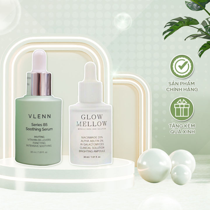 Combo Serum B5 và Serum B3 nia20% arbutin 3% CB010