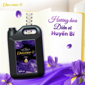 Nước giặt xả Deemee can 5L - Thơm ngát Đê Mê