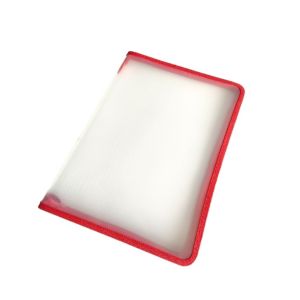 TSEVD มัลติฟังก์ชั่ กระเป๋าซิปโปร่งใส สีทึบทึบ จุได้มาก กระเป๋าใส่แฟ้ม กระเป๋าแบบแยก พีพี กระเป๋าใส่เอกสาร อุปกรณ์สำนักงานโรงเรียน