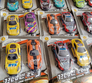 Ramba Junior - Mainan Anak Mobil Pull Back Isi 2pcs Toys Mini Cars Racing Jumping