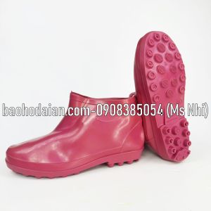 Ủng ngắn cổ TGP đi mưa chất liệu nhựa dẻo siêu bền