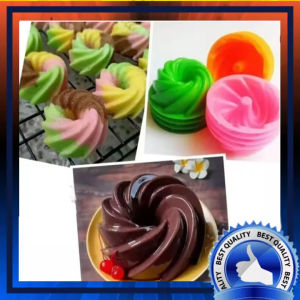 Paket 1 Lusin Cetakan Kue TWISTER Rege Plastik Puding Jelly Putu Talam
