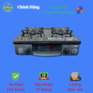 Bếp ga Rinai Nhật nội địa Cảm biến chống cháy nồi Phiên bản đời cao cấp