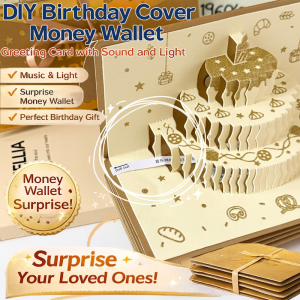 Three Dimensional Red Envelope Hundred Yuan Light Music Greeting Card Li Creative And Beautiful Design立体音乐贺卡