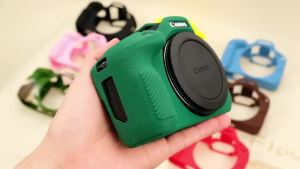 Camera Body Case For Canon EOS 600D 650D 700D R10 R7 RP R6 R 7D 77D 5D3 5D4 6D 80D 70D 6DII 1500D 1300D 200D Soft Silicone Armor