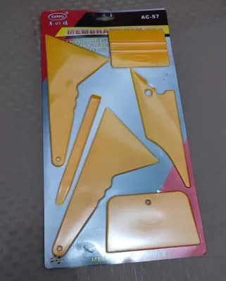 Rakel / Kape Bulu Bludru Set Lengkap Alat Pasang Kaca Film dan Stiker