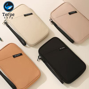 TERPESHOP Passport Holder Travel Compact Design with Wrist Strap and Zipper Closure