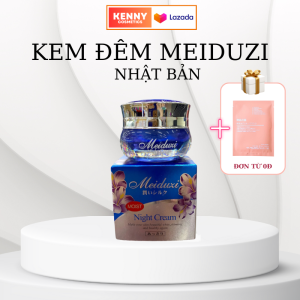 Kem Face Meiduzi Nhật Bản Ban Đêm Hộp Xanh Chính Hãng [Tem BB]