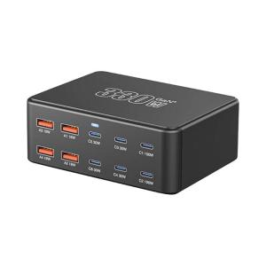 Rapid 10 Port Charging Point With 6 USB CREATE 4 USB A Harbors 330W Output Intelligent Device Recognition Nonflammable Substance