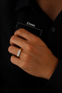 [HCM]nhẫn nam titan đính đá  nhẫn nam titan không gỉ  nhẫn titan nam đẹp nhẫn nam đeo không dị ứng - Người Đẹp Vì Lụa