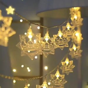 Islamic Indoor-Outdoor Garden Decorative Twinkle Lights for Ramadan Eid Al Adha 3*AA  Operated for Party Decorations