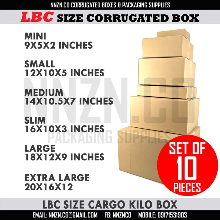 Hot NNZN Slim LBC Express Sizes Corrugated Cargo Shipping Boxes ...