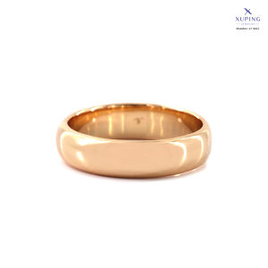 Xuping Cincin Kawin Emas Motif Polos 5mm 0121010105