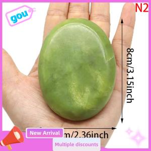 gou Natural Massage Stones Green Stones Cold Rock for Spa Deep Tissue Massager