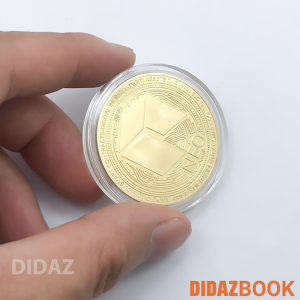 Đồng Xu NEO Bitcoin mạ vàng bạc 24k đồ lưu niệm trang trí sưu tầm quà tặng hội nhóm NEOCOIN